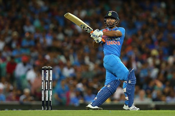 Pant was in good form by scoring his first T20 fifty against Windies before the Australian series and much was expected from him